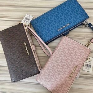 Bundle of 3 Michael Kors Wristlet Wallet